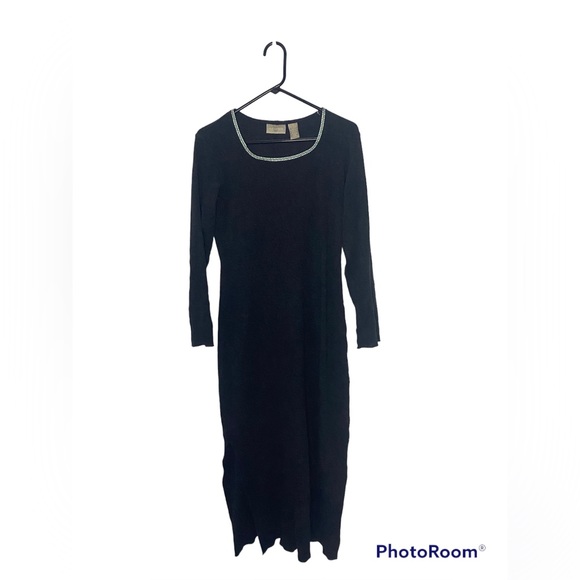 Robe AMSALE - Taille 12 - Gris Charbon - Soirée Formelle - Neuf Sans étiquettes